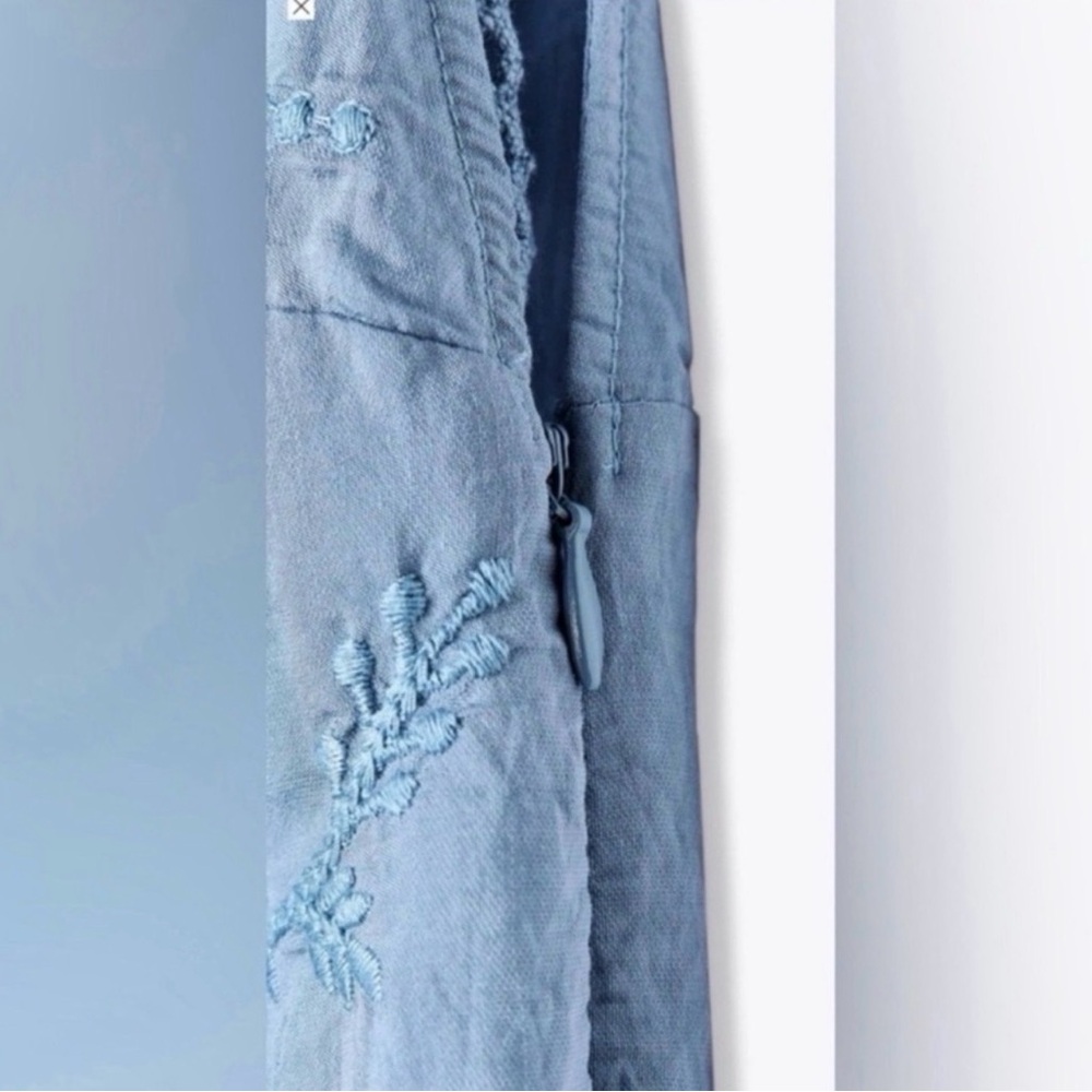 Zara Light Blue Maxi Dress - Picture 8 of 10